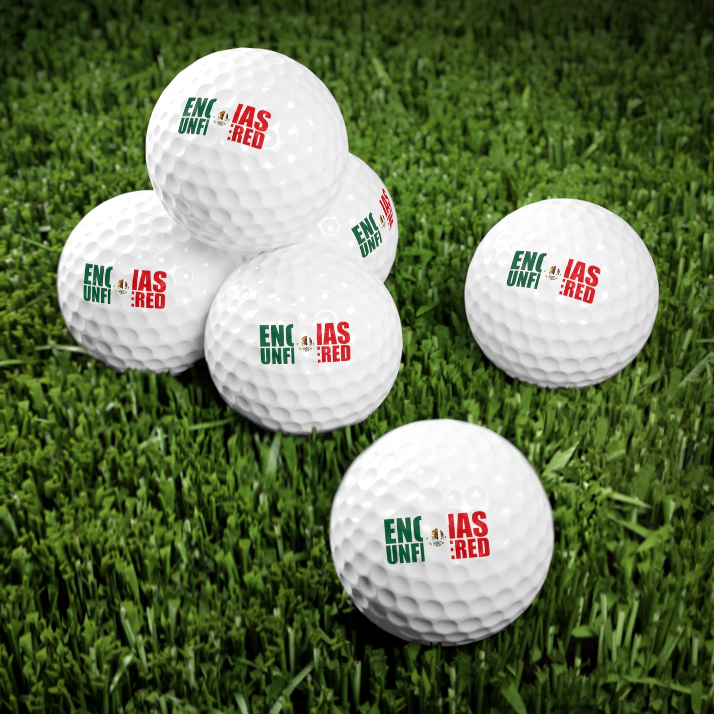 Mexico Inspired Encinas Unfiltered Golf Balls, 6 pack