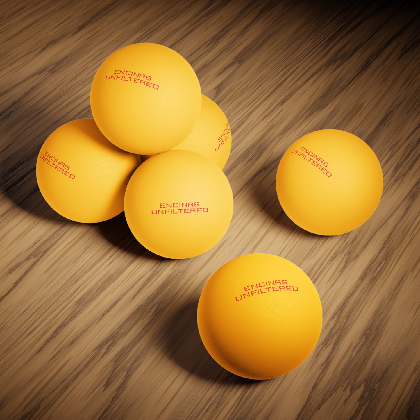 Encinas Unfiltered Ping Pong Balls (6-Pack)