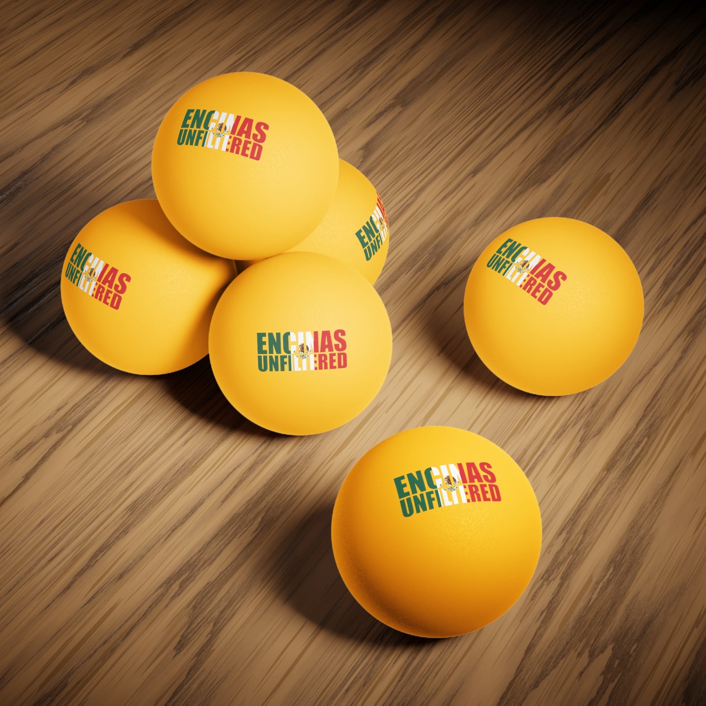 Mexico Inspired Ping Pong Balls (6-Pack)