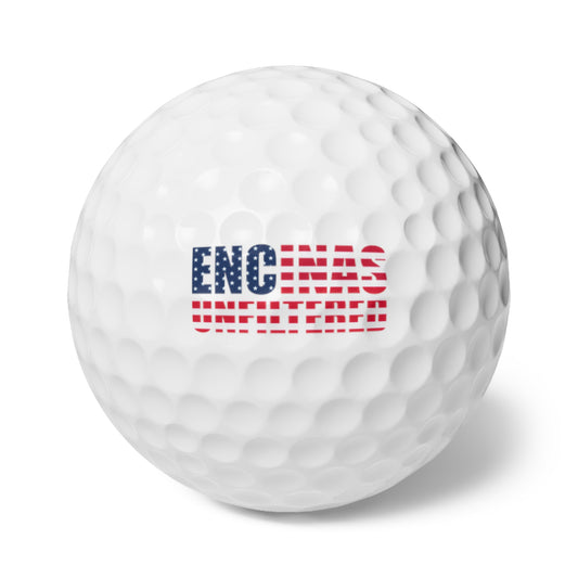 USA Inspired Encinas Unfiltered Golf Balls, 6 pack