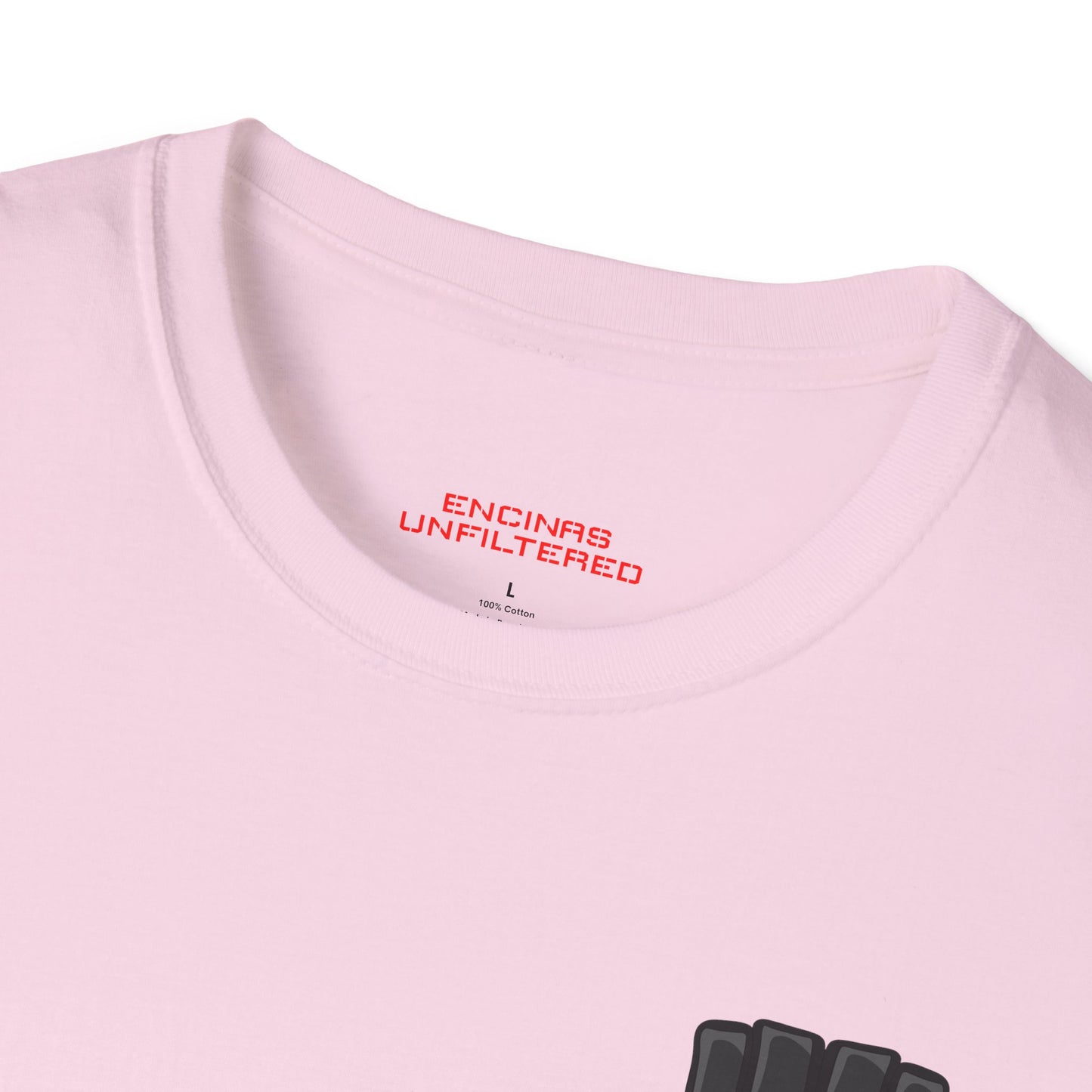 Official MMA Black Logo Encinas Unfiltered Soft T‑Shirt Without Back Logo