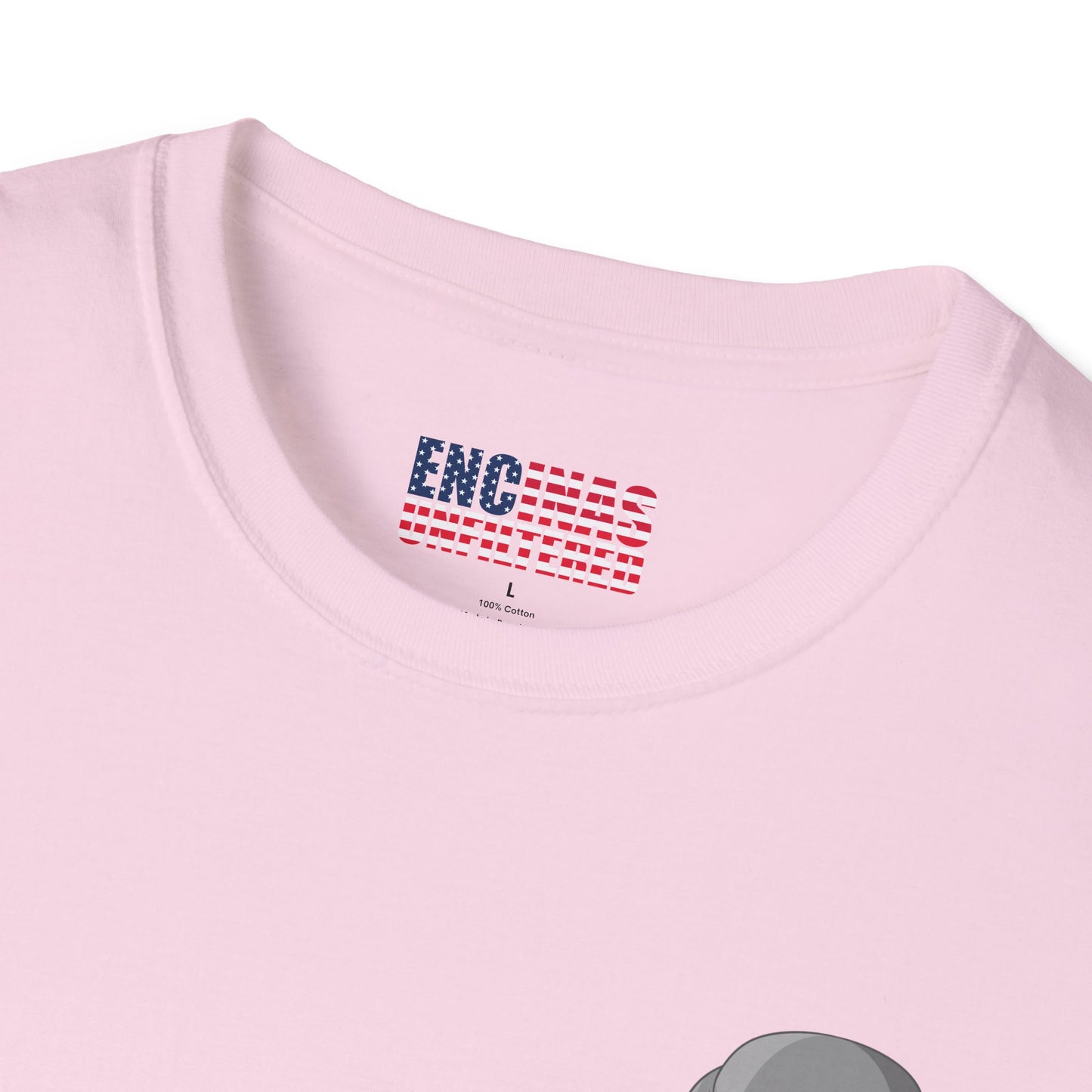 USA Inspired Boxing Grey Logo Encinas Unfiltered Soft T-shirt