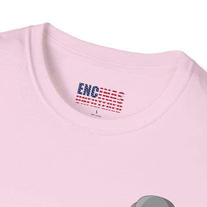 USA Inspired Boxing Grey Logo Encinas Unfiltered Soft T-shirt