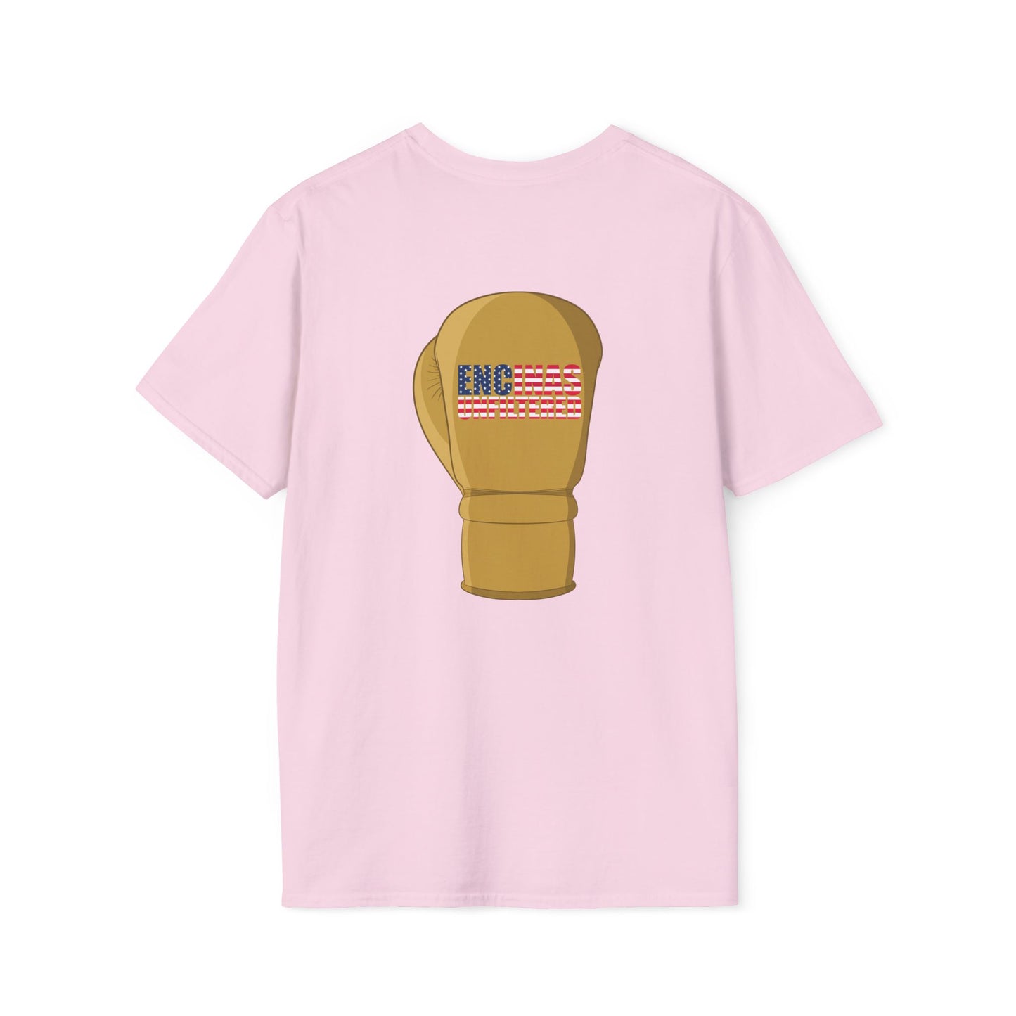 USA Inspired Boxing Gold Logo Encinas Unfiltered Soft T-shirt