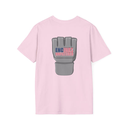 USA Inspired MMA Grey Logo Encinas Unfiltered Soft T-Shirt