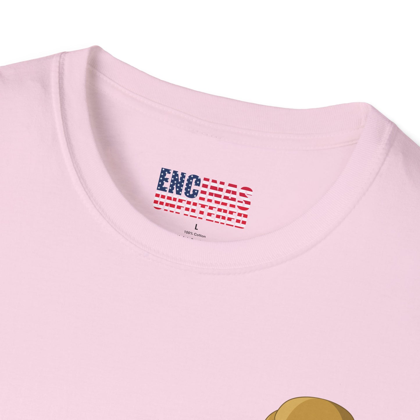 USA Inspired Boxing Gold Logo Encinas Unfiltered T-shirt Without Back Logo