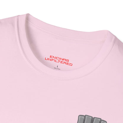 Official MMA Grey Logo Encinas Unfiltered Soft T-shirt Without Back Logo