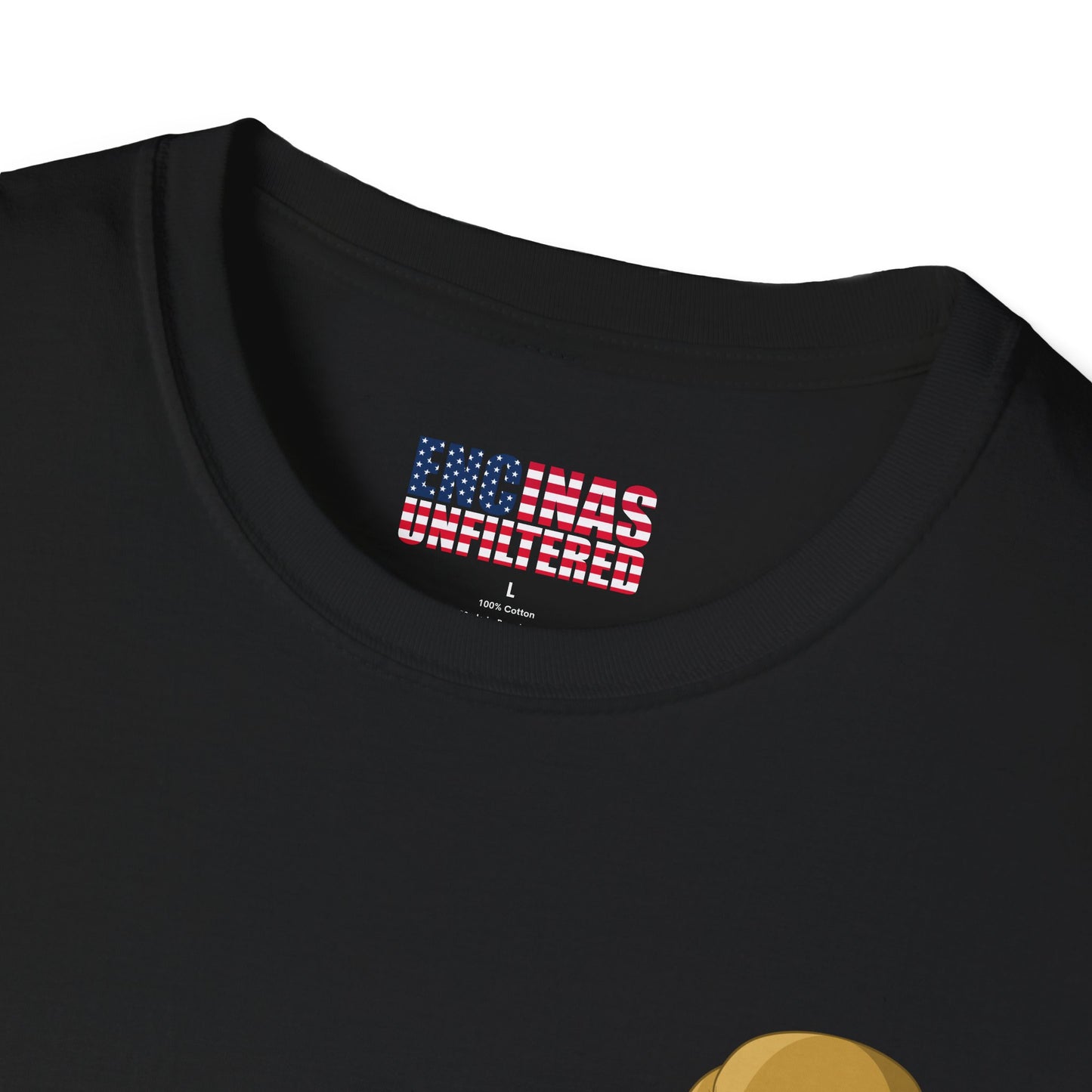 USA Inspired Boxing Gold Logo Encinas Unfiltered Soft T-shirt