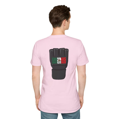 Mexico Inspired MMA Black Logo Encinas Unfiltered Soft T-shirt