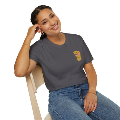 USA Inspired MMA Gold Logo Encinas Unfiltered Soft T-Shirt Without Back Logo