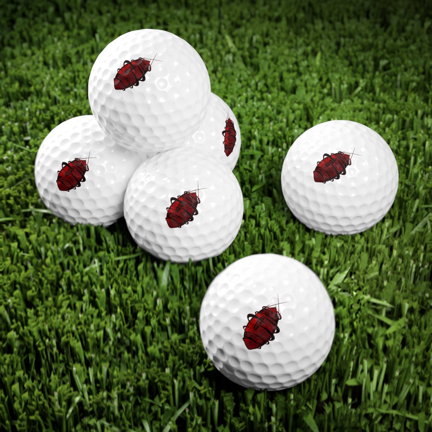 Fantasy Football Encinas Unfiltered Golf Balls, 6 pack