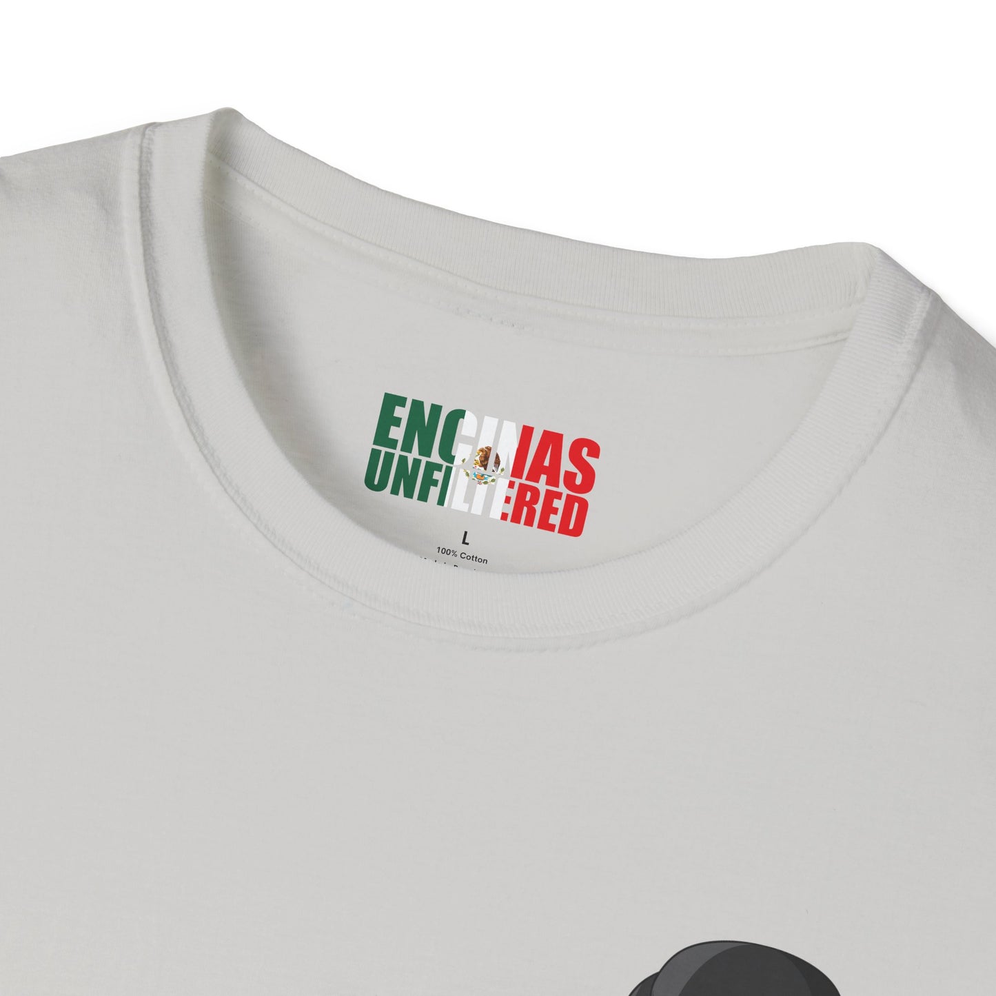 Mexico Inspired Boxing Black Logo Encinas Unfiltered Soft T-shirt Without Back Logo