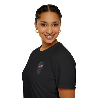 USA Inspired Boxing Black Logo Encinas Unfiltered Soft T-shirt