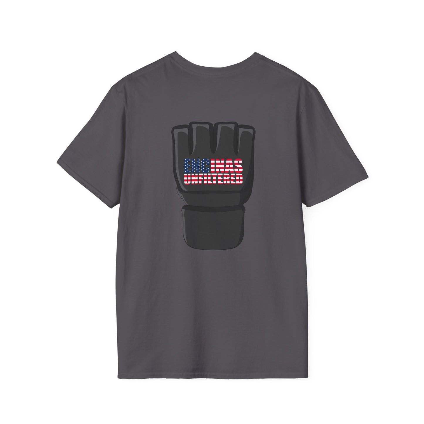 USA Inspired MMA Black Logo Encinas Unfiltered Soft T-Shirt