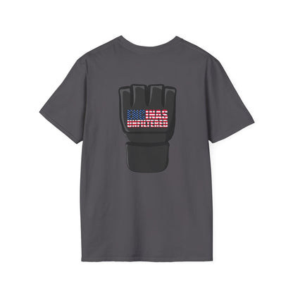 USA Inspired MMA Black Logo Encinas Unfiltered Soft T-Shirt