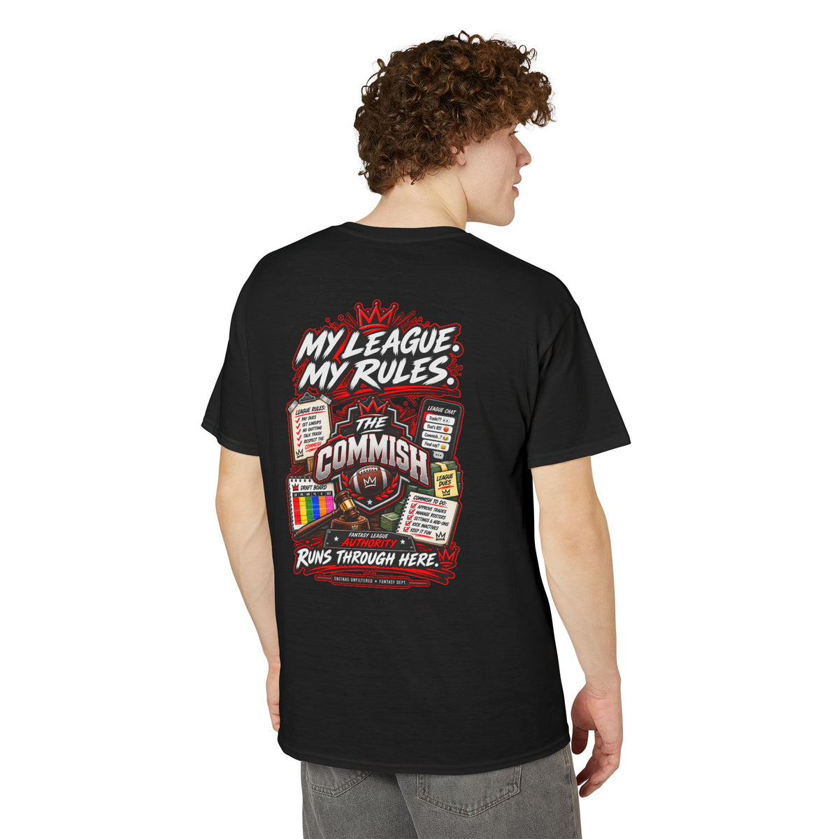 The Commish Fantasy Football Commissioner T-Shirt