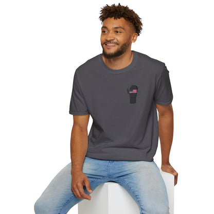 USA Inspired Boxing Black Logo Encinas Unfiltered Soft T-shirt