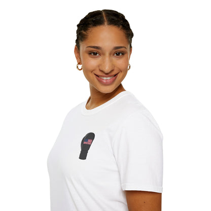 USA Inspired Boxing Black Logo Encinas Unfiltered Soft T-shirt