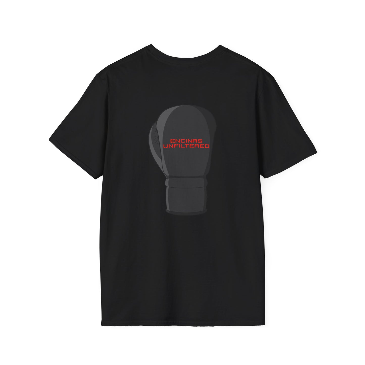 Official Boxing Logo Black Encinas Unfiltered Soft T-shirt
