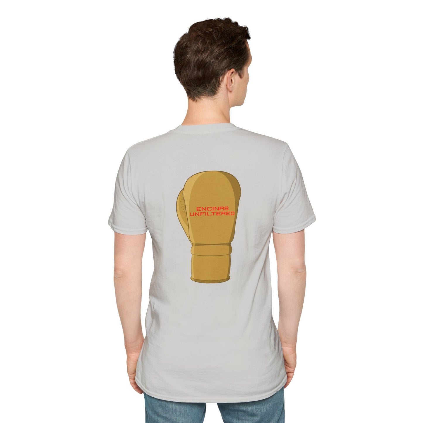 Official Boxing Logo Gold Encinas Unfiltered Soft T-shirt