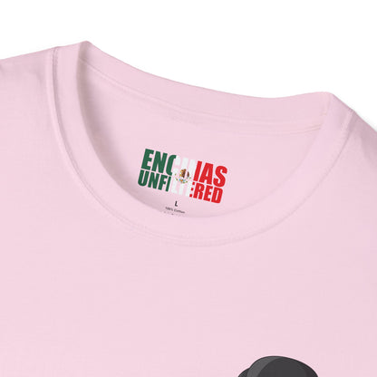 Mexico Inspired Boxing Black Logo Encinas Unfiltered Soft T-shirt