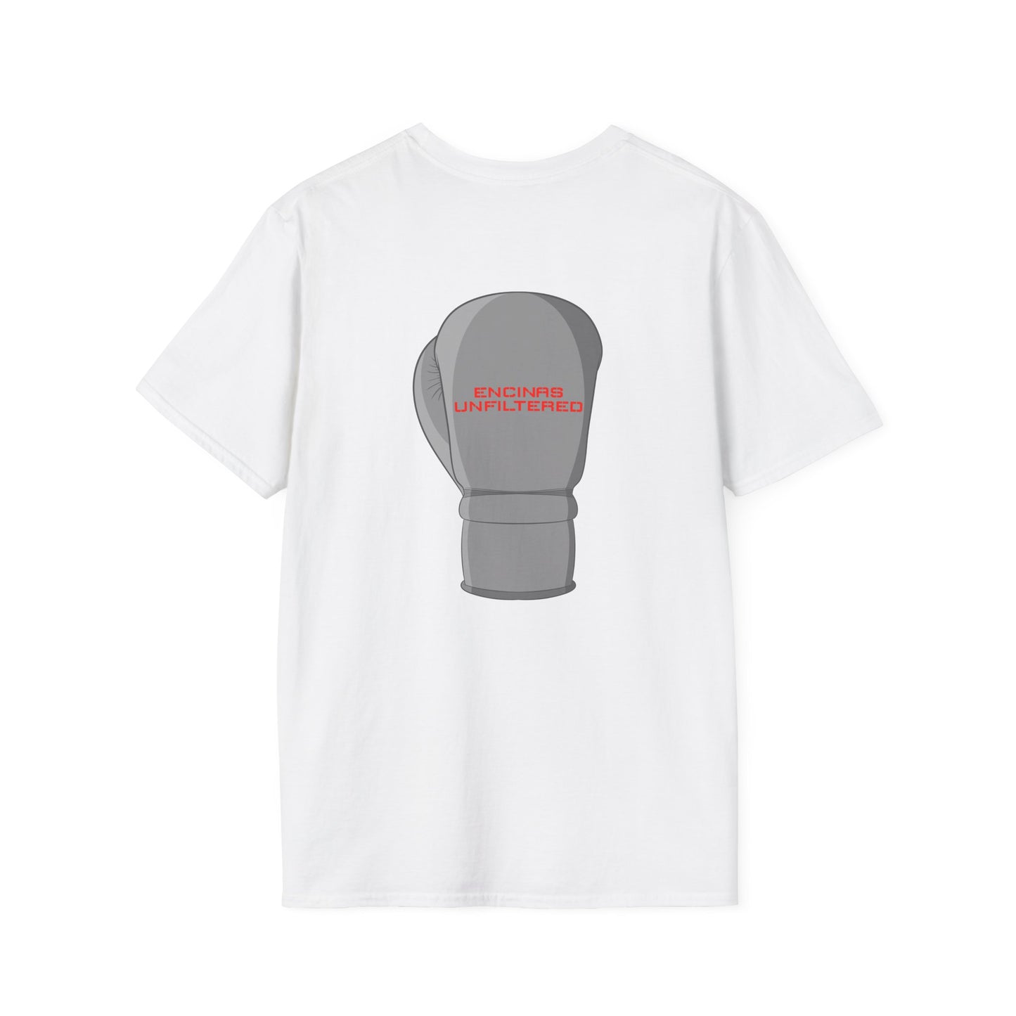 Official Boxing Grey Logo Encinas Unfiltered Soft T-shirt