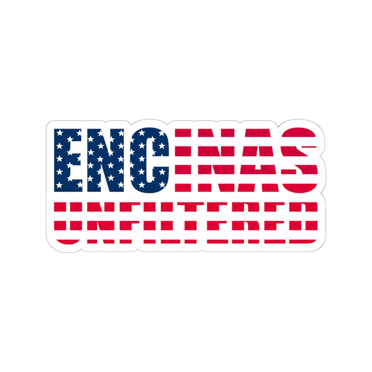 USA Encinas Unfiltered Sticker