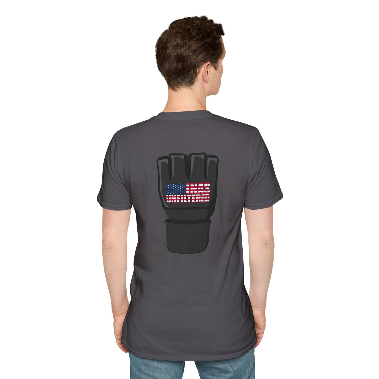 USA Inspired MMA Black Logo Encinas Unfiltered Soft T-Shirt
