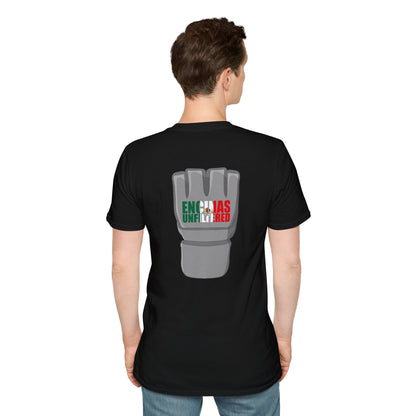 Mexico Inspired MMA Grey Logo Encinas Unfiltered Soft T-shirt