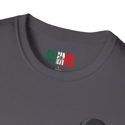Mexico Inspired Boxing Black Logo Encinas Unfiltered Soft T-shirt