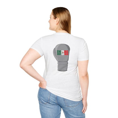Mexico Inspired Boxing Grey Logo Encinas Unfiltered Soft T-shirt