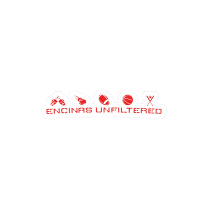 Encinas Unfiltered Original Logo Stickers