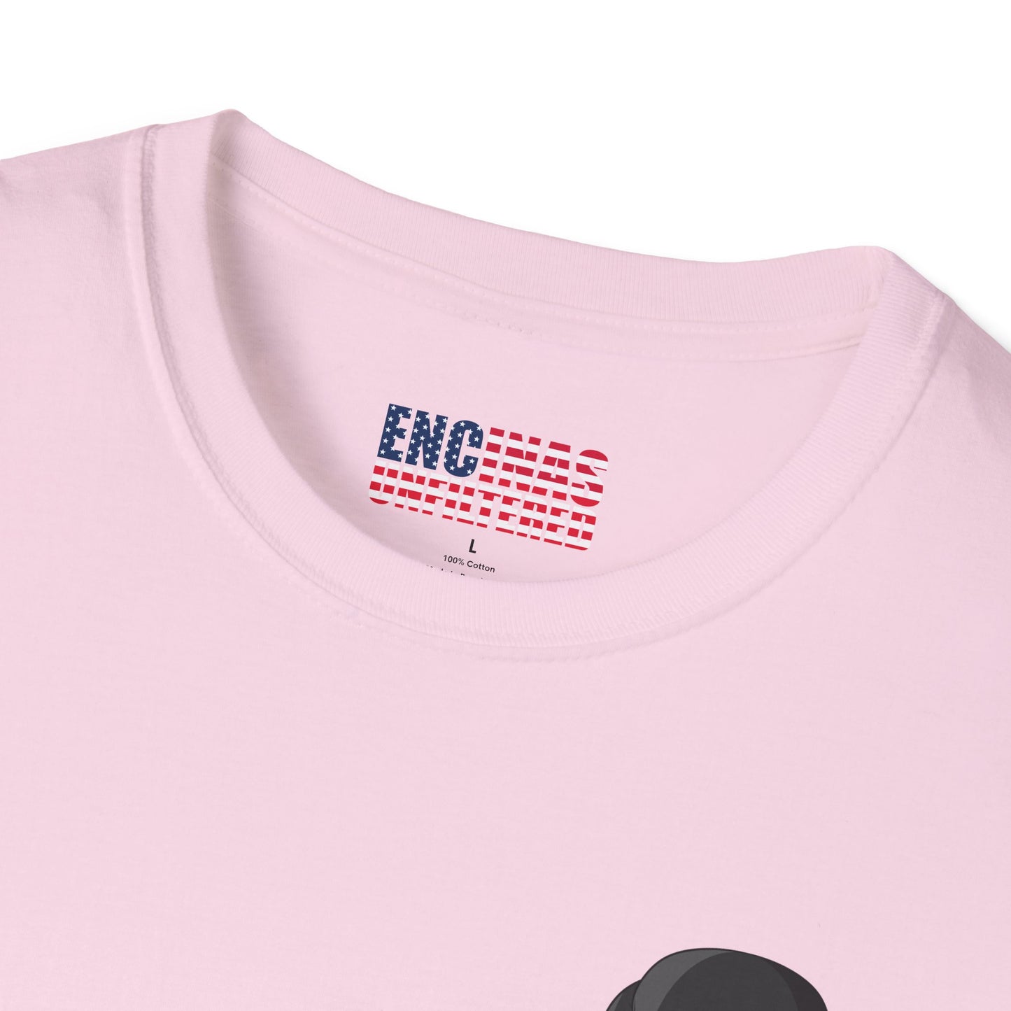 USA Inspired Boxing Black Logo Encinas Unfiltered Soft T-shirt