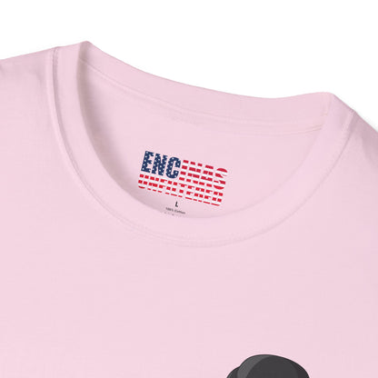 USA Inspired Boxing Black Logo Encinas Unfiltered Soft T-shirt
