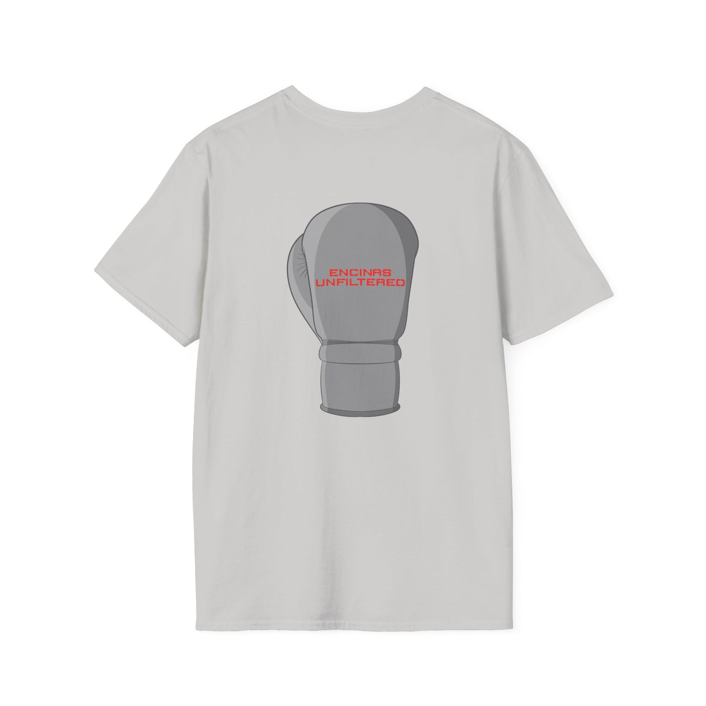 Official Boxing Grey Logo Encinas Unfiltered Soft T-shirt
