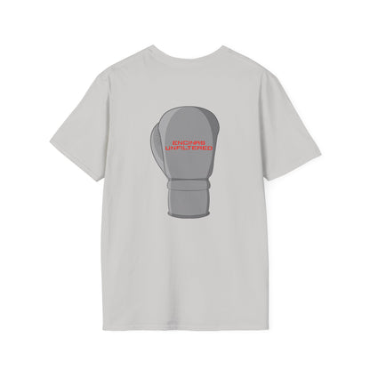 Official Boxing Grey Logo Encinas Unfiltered Soft T-shirt