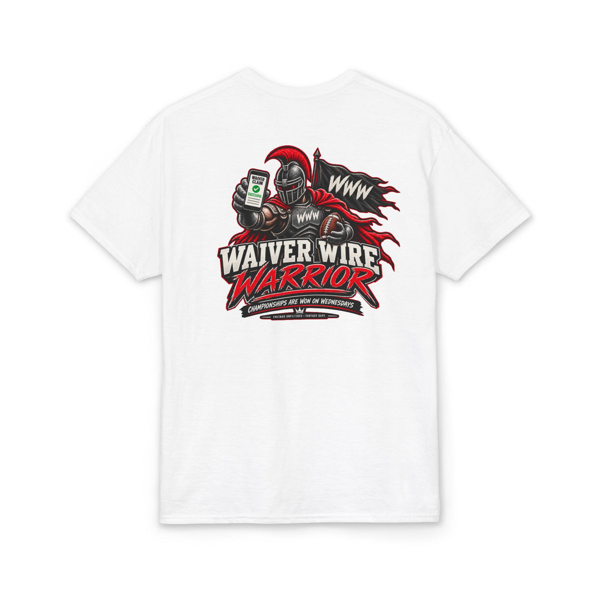 Waiver Wire Warrior Fantasy Football T-Shirt