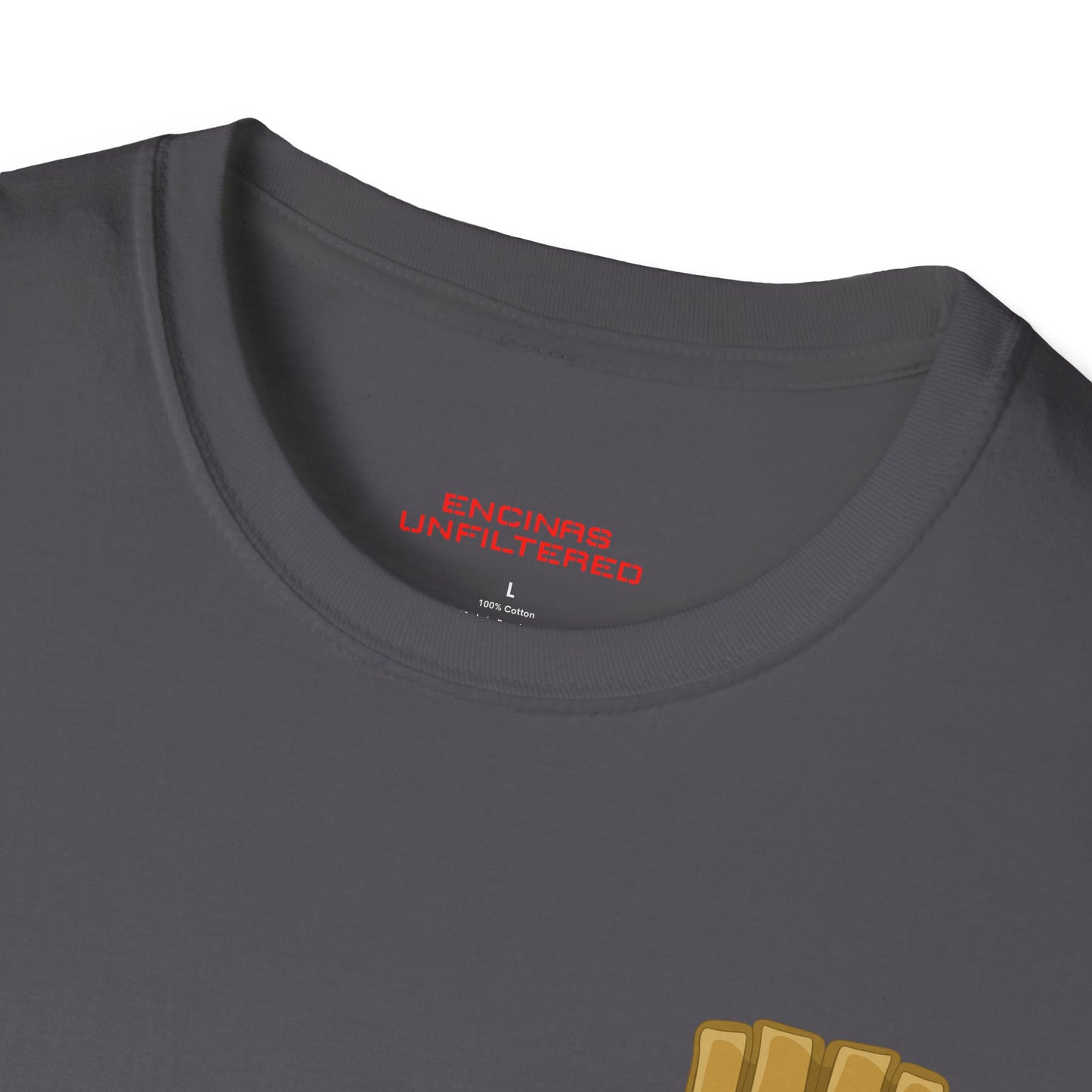 Official MMA Gold Logo Encinas Unfiltered Soft T‑Shirt
