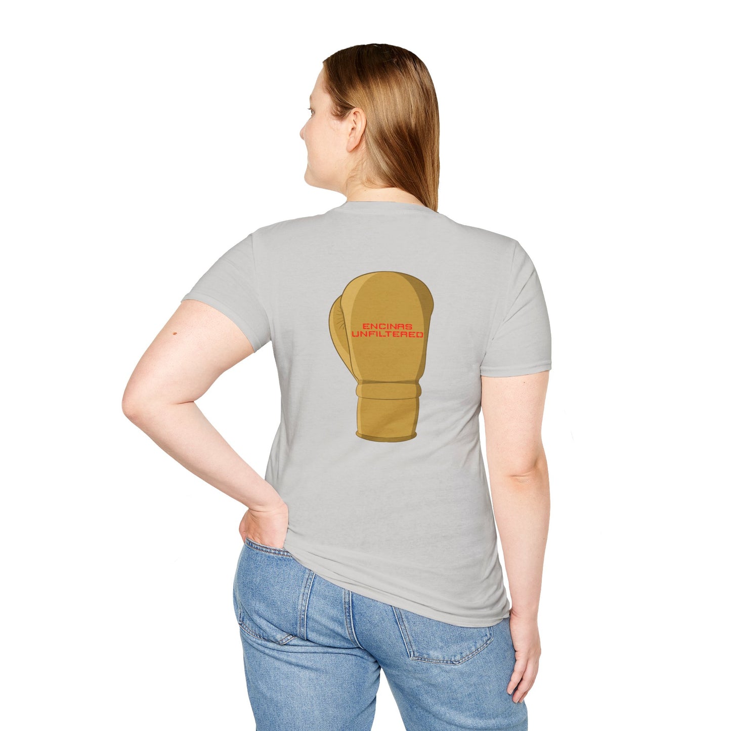Official Boxing Logo Gold Encinas Unfiltered Soft T-shirt