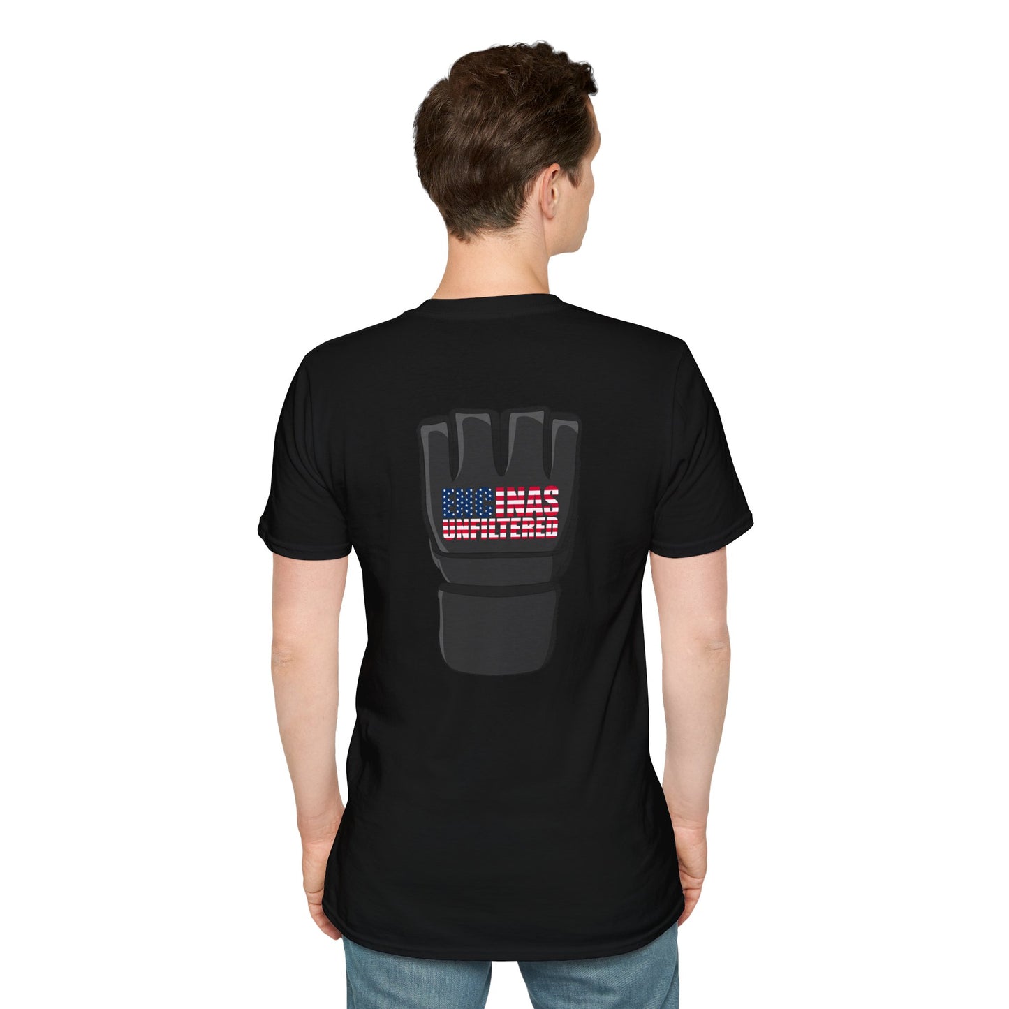 USA Inspired MMA Black Logo Encinas Unfiltered Soft T-Shirt