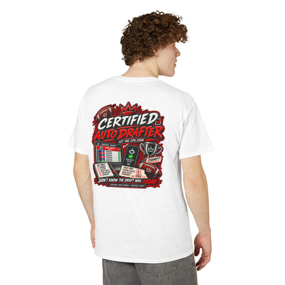 Certified Auto Drafter Fantasy Football T-Shirt