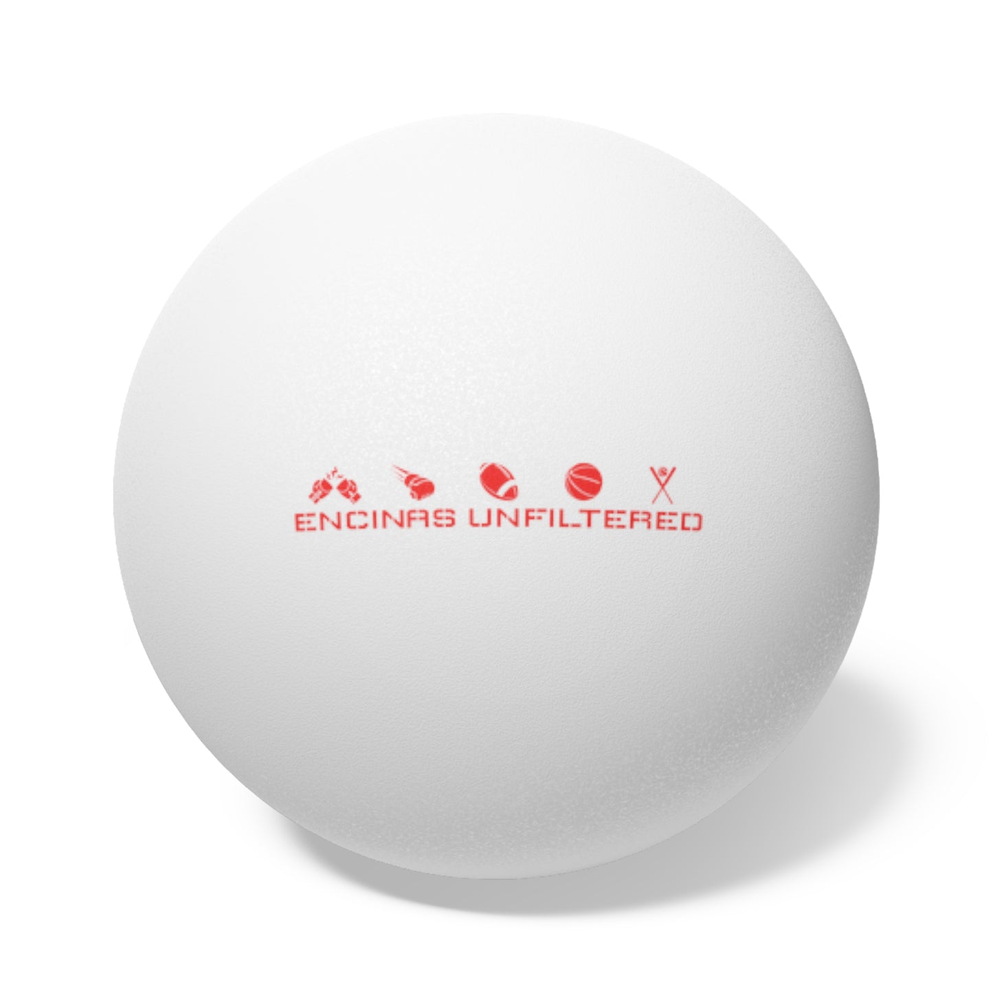 Official Encinas Unfiltered Ping Pong Balls (6-Pack)