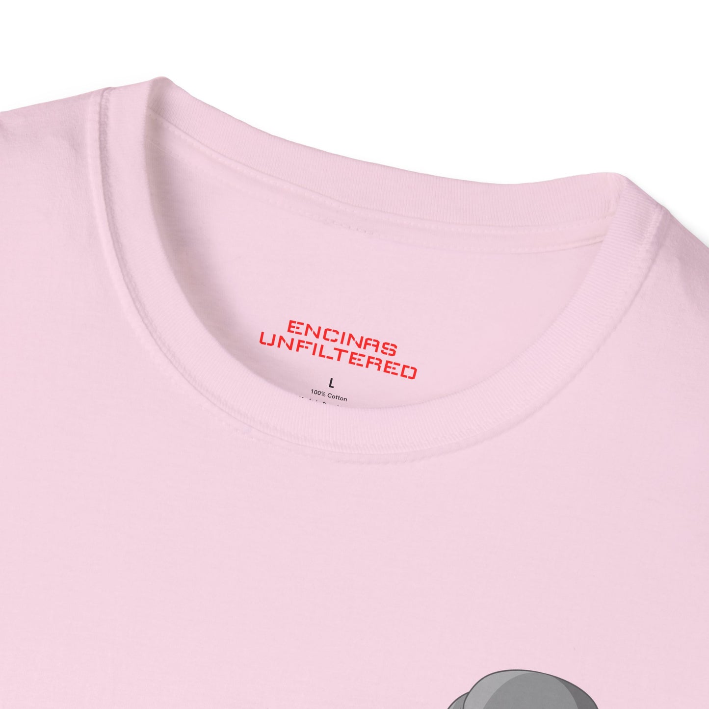 Official Boxing Grey Logo Encinas Unfiltered Soft T-shirt