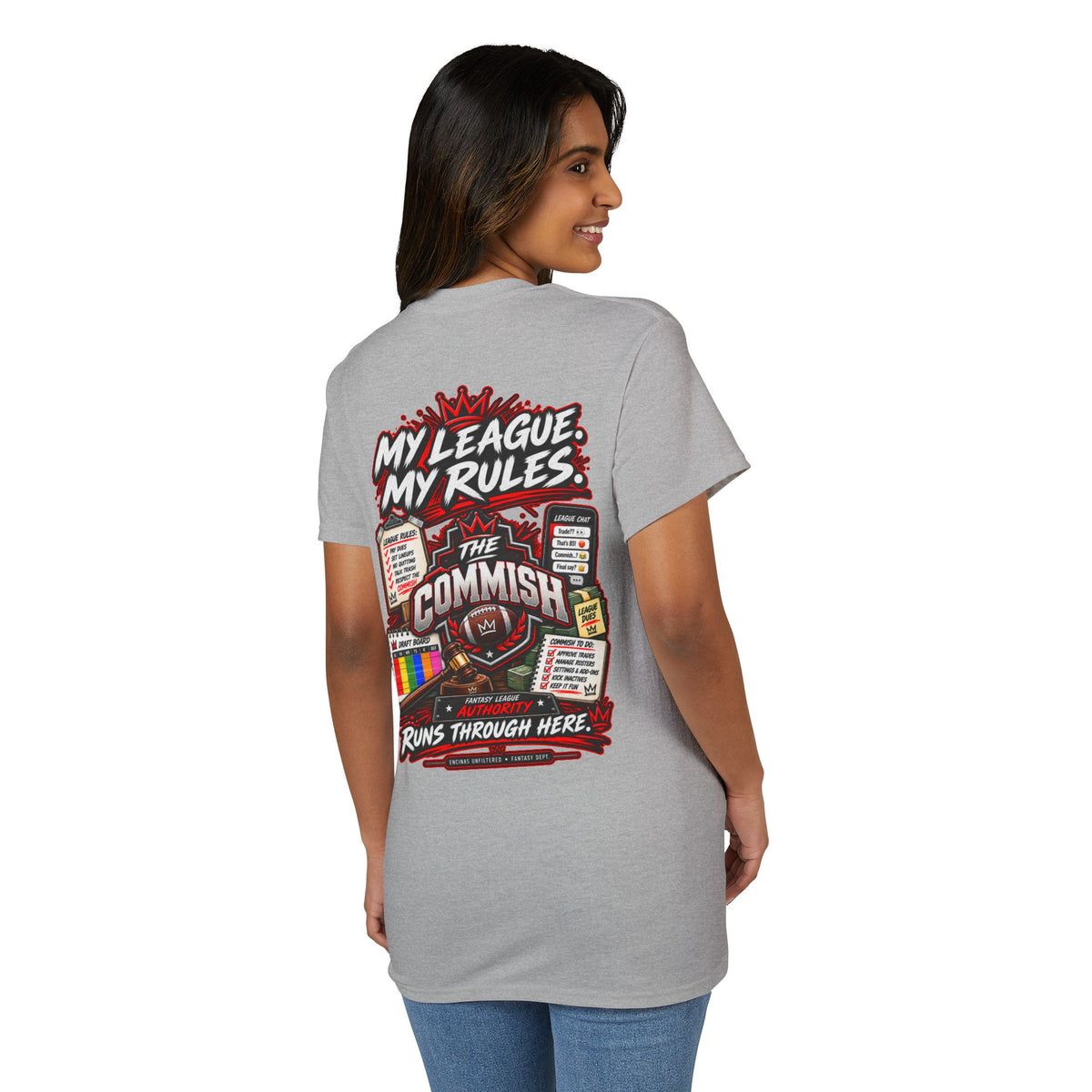 The Commish Fantasy Football Commissioner T-Shirt