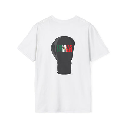 Mexico Inspired Boxing Black Logo Encinas Unfiltered Soft T-shirt