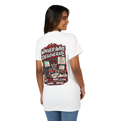 Waiver Wire Degenerate Fantasy Football T-Shirt