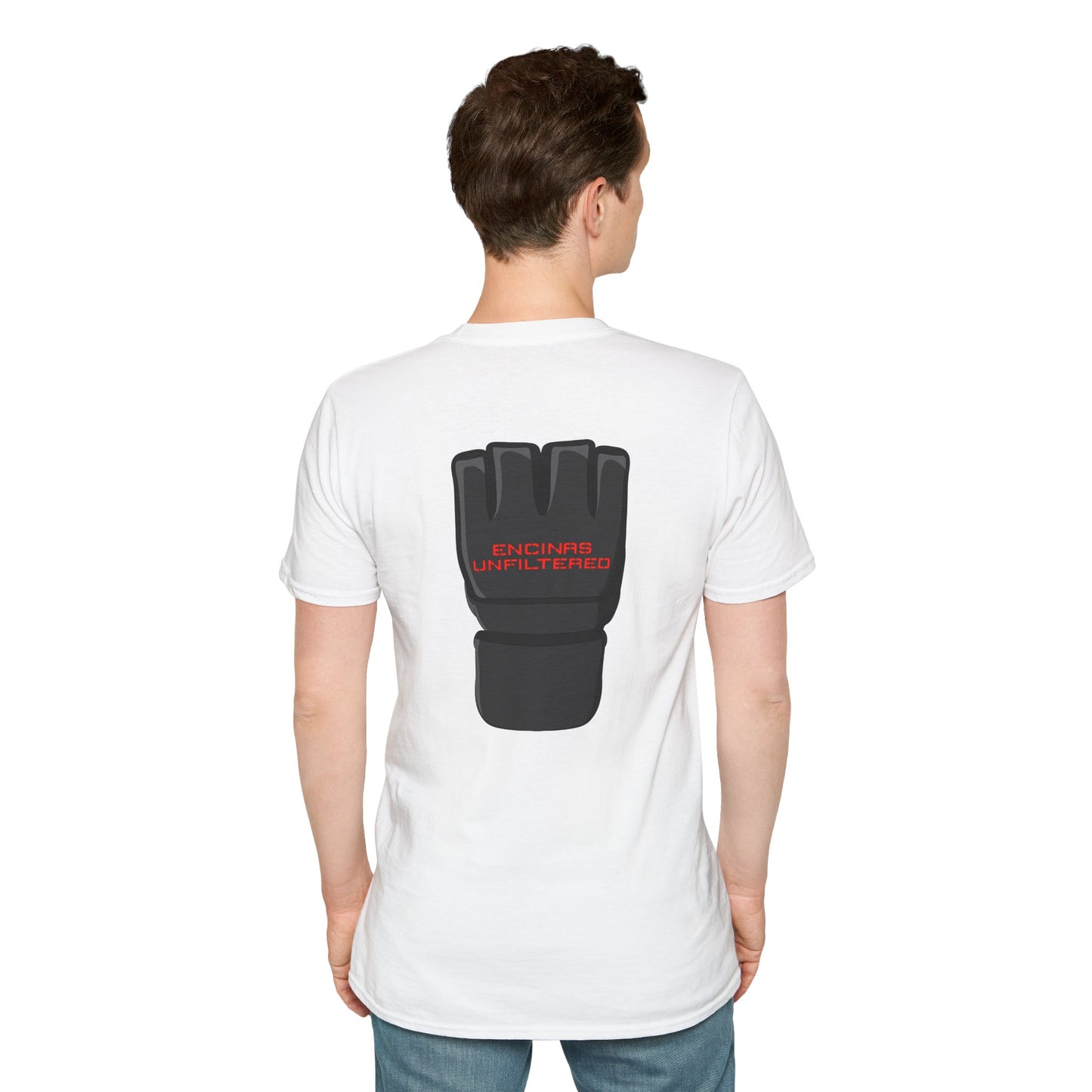 Official MMA Black Logo Encinas Unfiltered Soft T‑Shirt