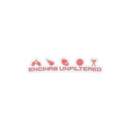 Encinas Unfiltered Original Logo Stickers