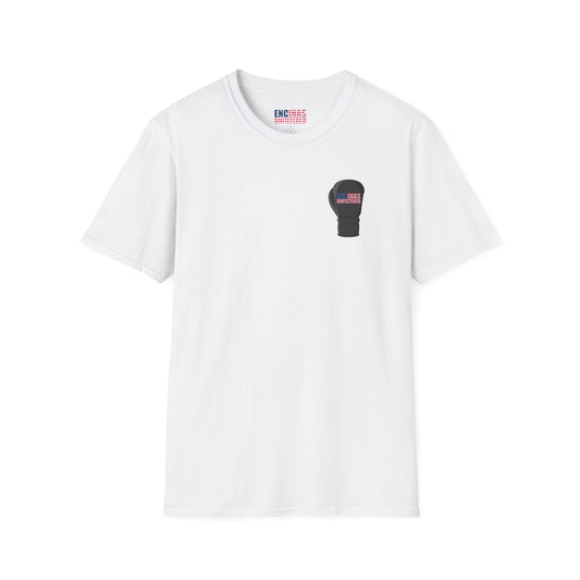 USA Inspired Boxing Black Logo Encinas Unfiltered Soft T-shirt