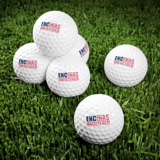 USA Inspired Encinas Unfiltered Golf Balls, 6 pack